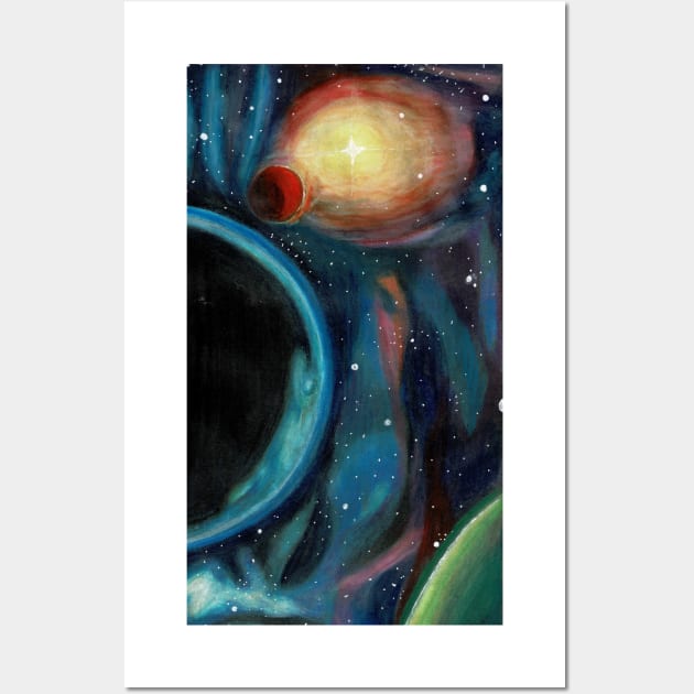 Galaxy Wall Art by sushiflowercat